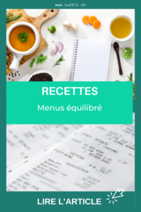 rééquilibrage alimentaire menu semaine pdf